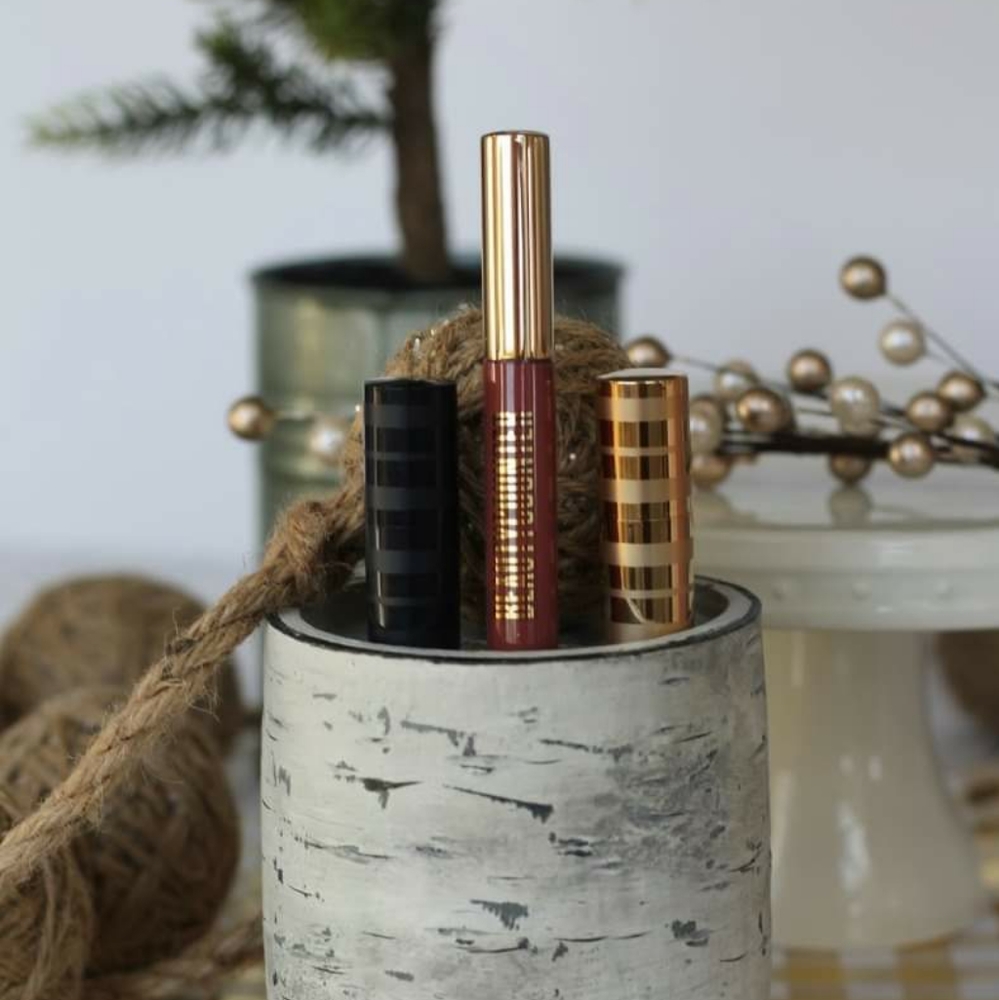 Beautycounter rosewood lip trio